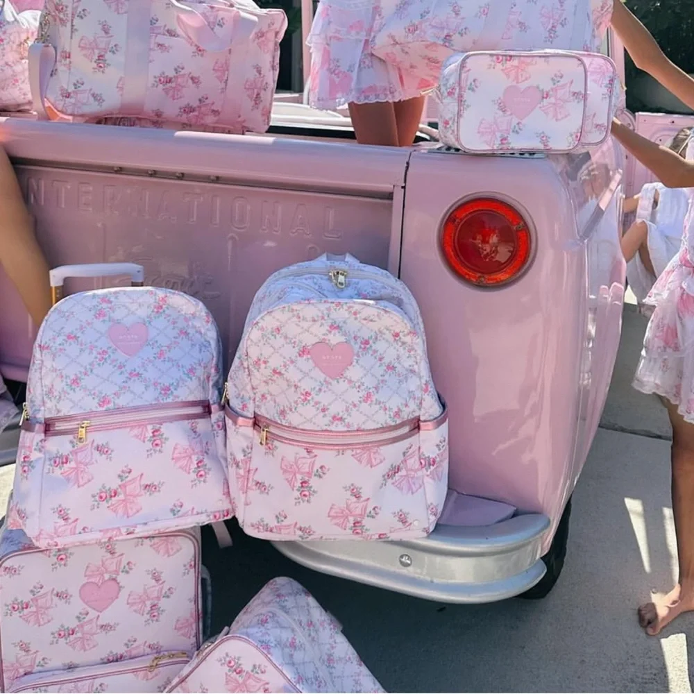 LOVESHACKFANCY STATE BACKPACK VIRAL ROSA BEAUX